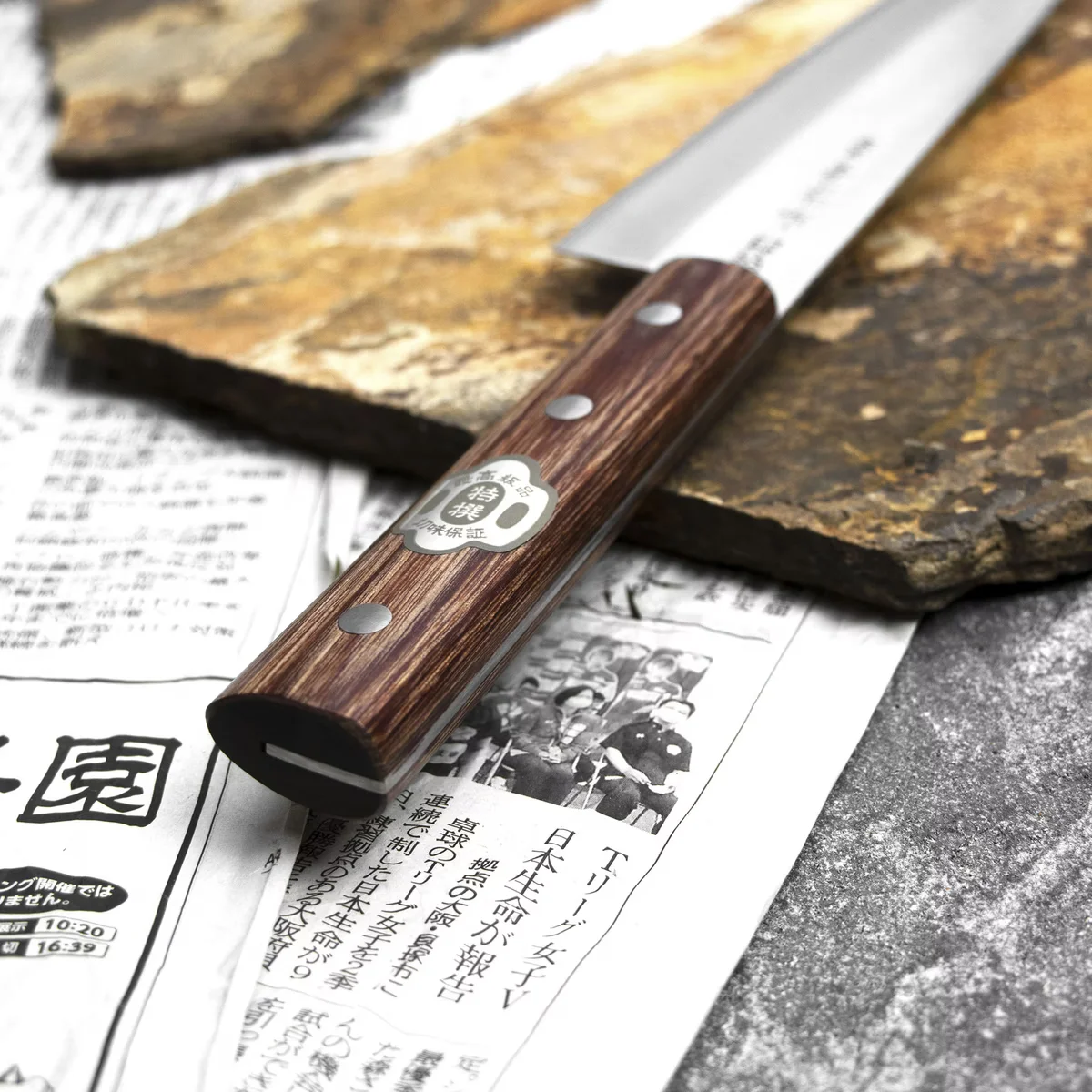 Kanetsune 1000 Shiro-2/SS Nóż Szefa Kuchni 18 cm — zdjęcie 10