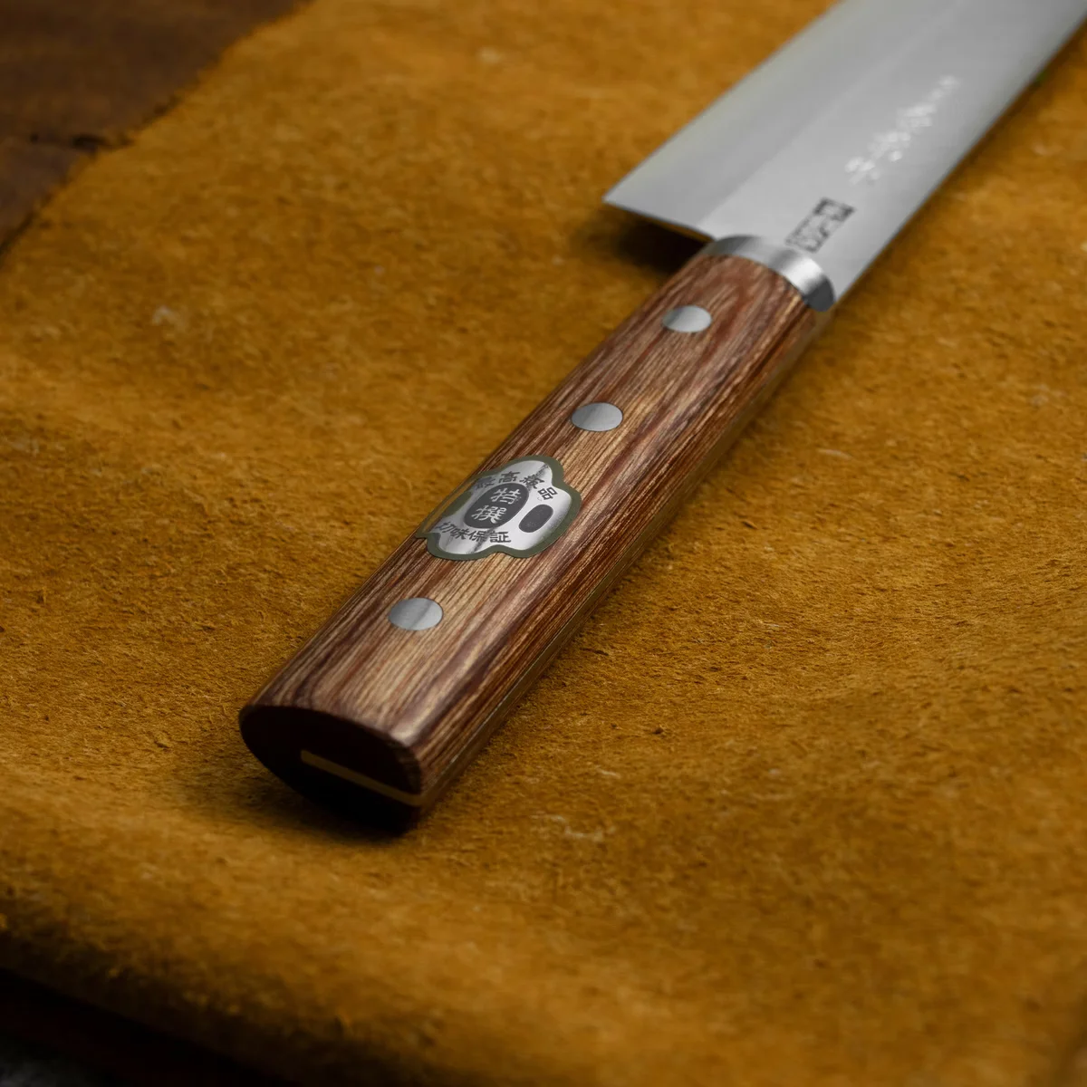 Kanetsune Seki 2000 Shiro-2/SUS410 Nóż Szefa Kuchni Gyuto 18 cm — zdjęcie 7