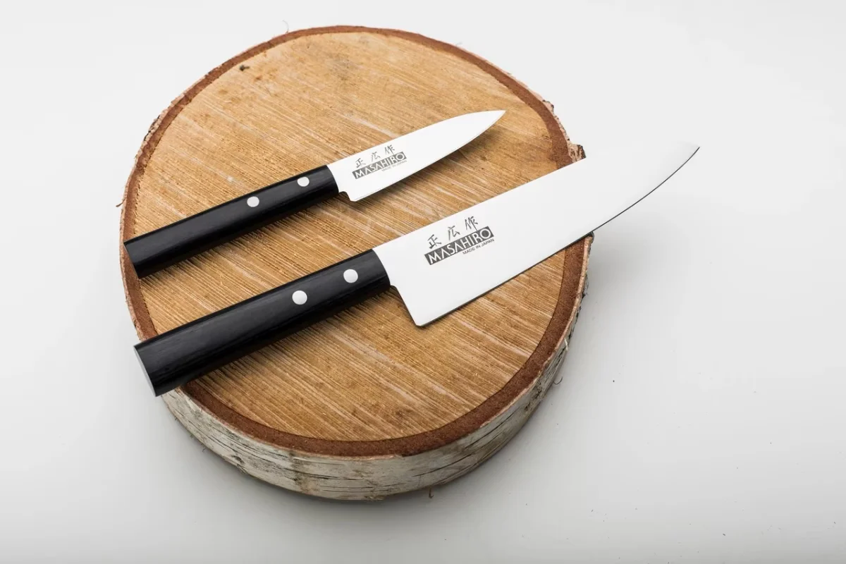 Masahiro Sankei Nóż do Obierania 9 cm, czarny — zdjęcie 2