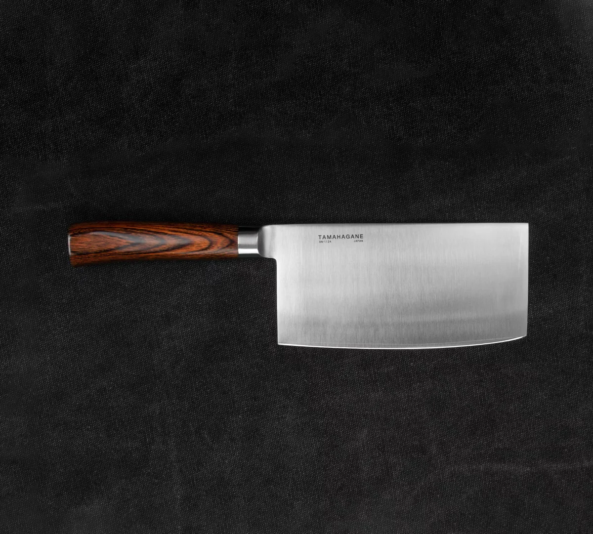 Tamahagane SAN Brown VG-5 Nóż chiński do siekania 18 cm — zdjęcie 2