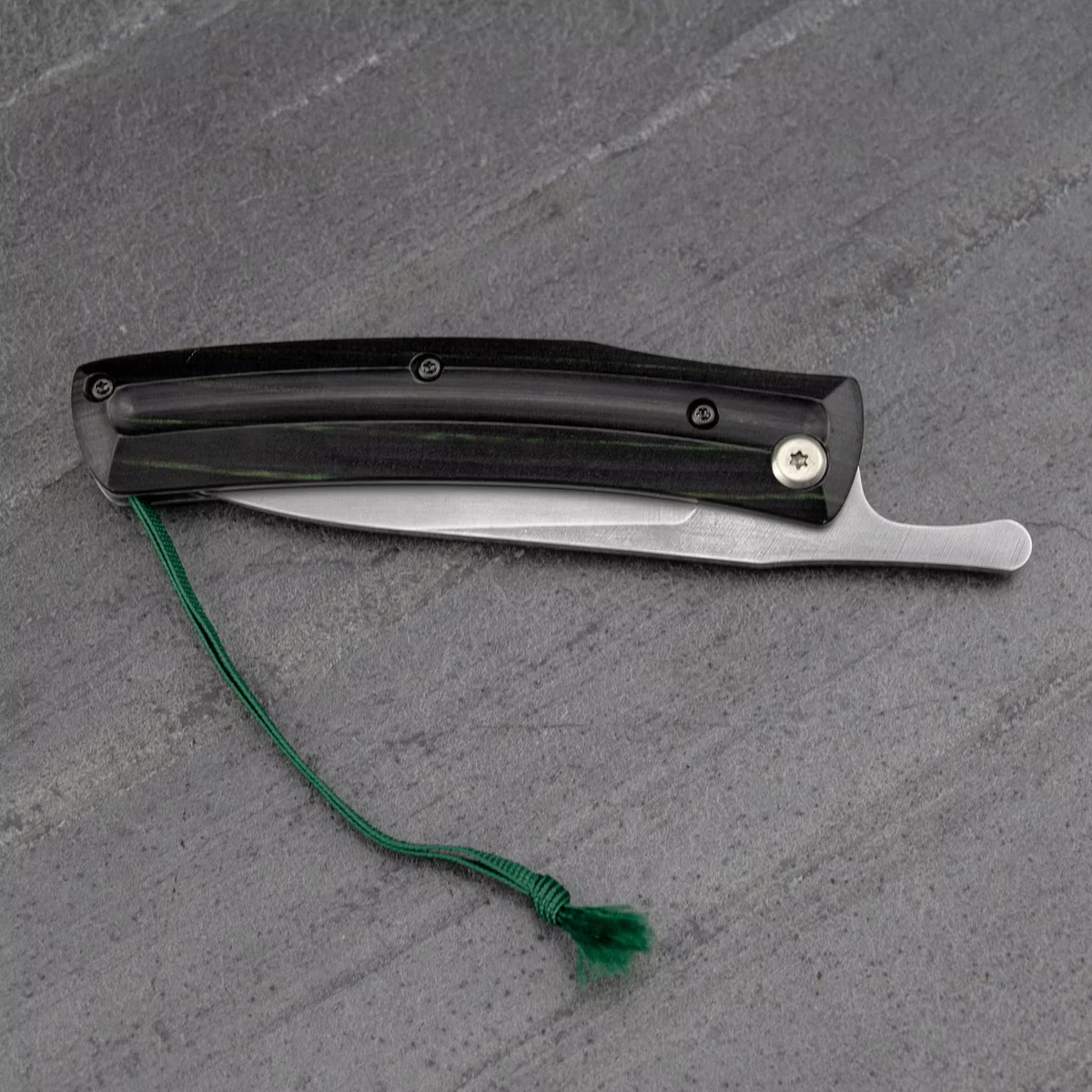Mcusta Friction Folder Nóż Składany Czarno-Zielony VG-10 7,5 cm — zdjęcie 7