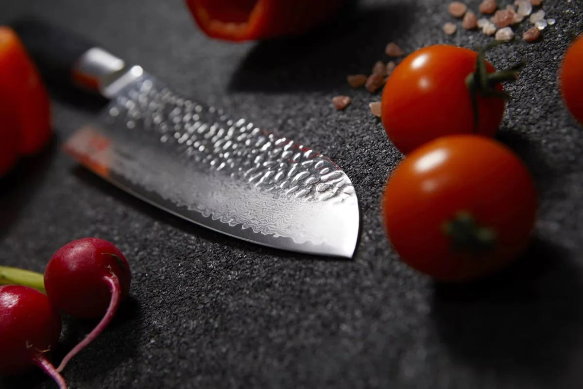 Suncraft SENZO CLASSIC Santoku Mały - Ostrze 14.3 cm — zdjęcie 4