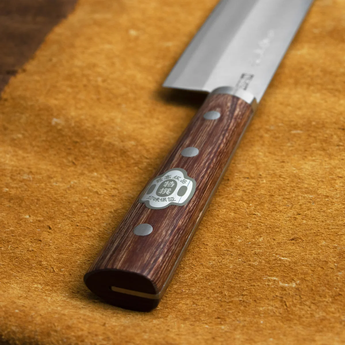 Kanetsune 2000 Shiro-2/SS Nóż Nakiri 16,5 cm — zdjęcie 11