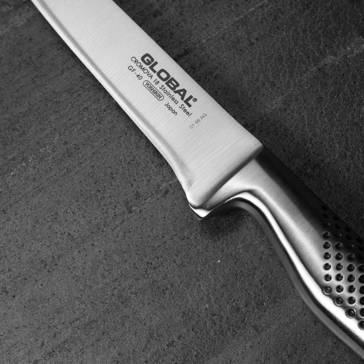 Global GF-40 Europejski Nóż Kuchenny do Trybowania 15 cm — zdjęcie 4