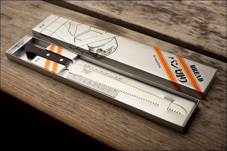 Masahiro BWH Nóż do chleba ząbkowany 24 cm — zdjęcie 6