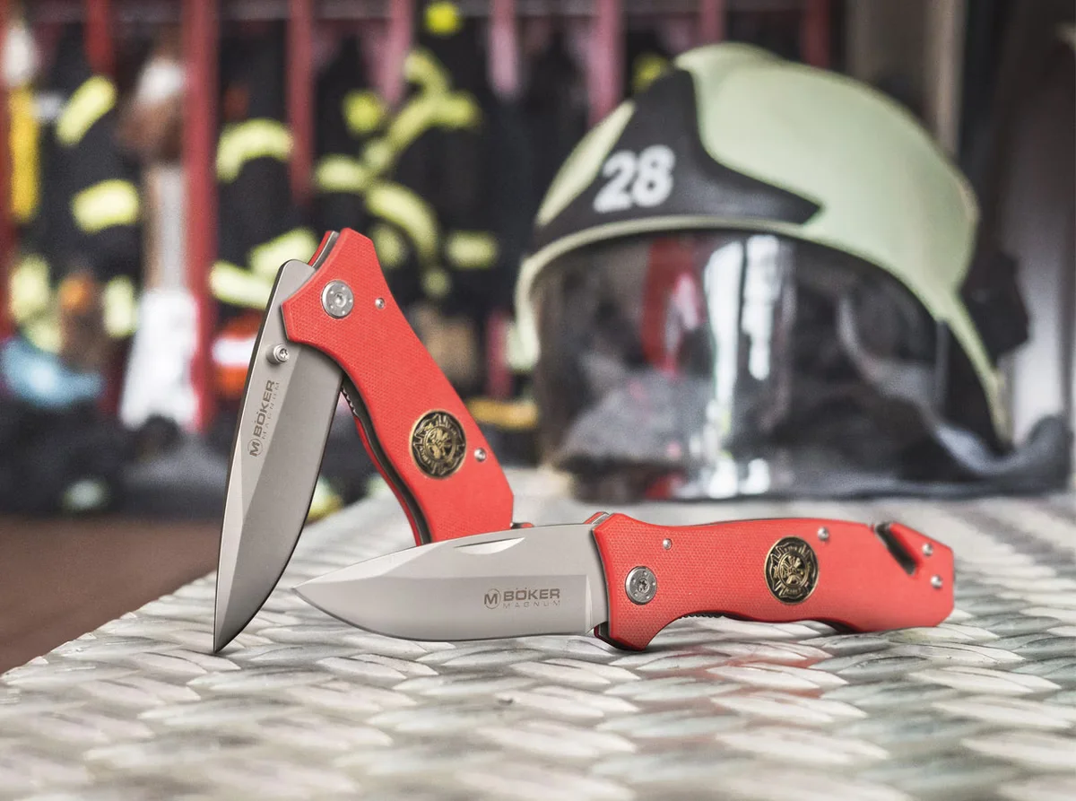 Nóż Ratowniczy Składany Boker Magnum Fire Dept — zdjęcie 3