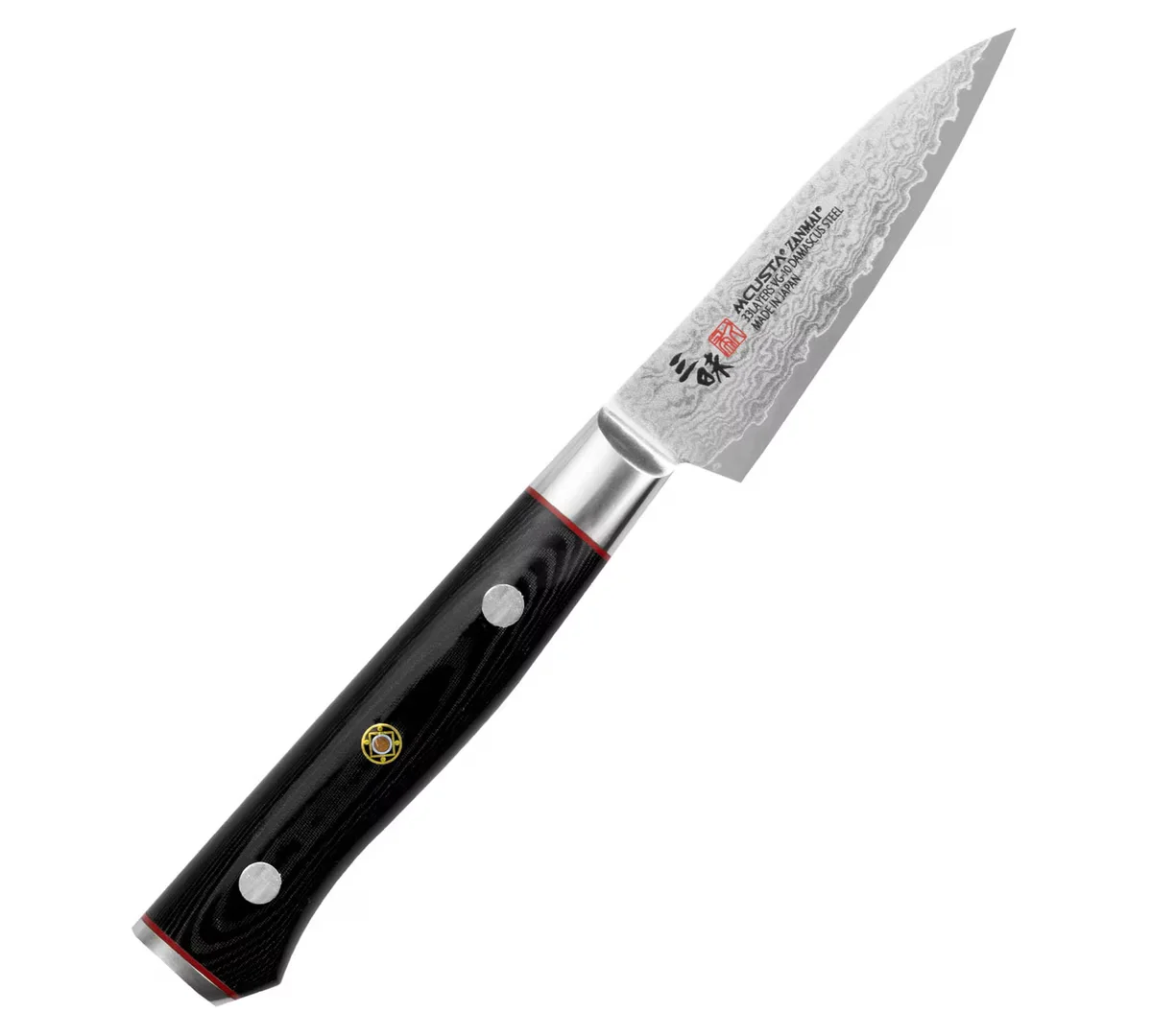 Mcusta Zanmai VG-10 Pro Zebra Nóż do obierania 9 cm