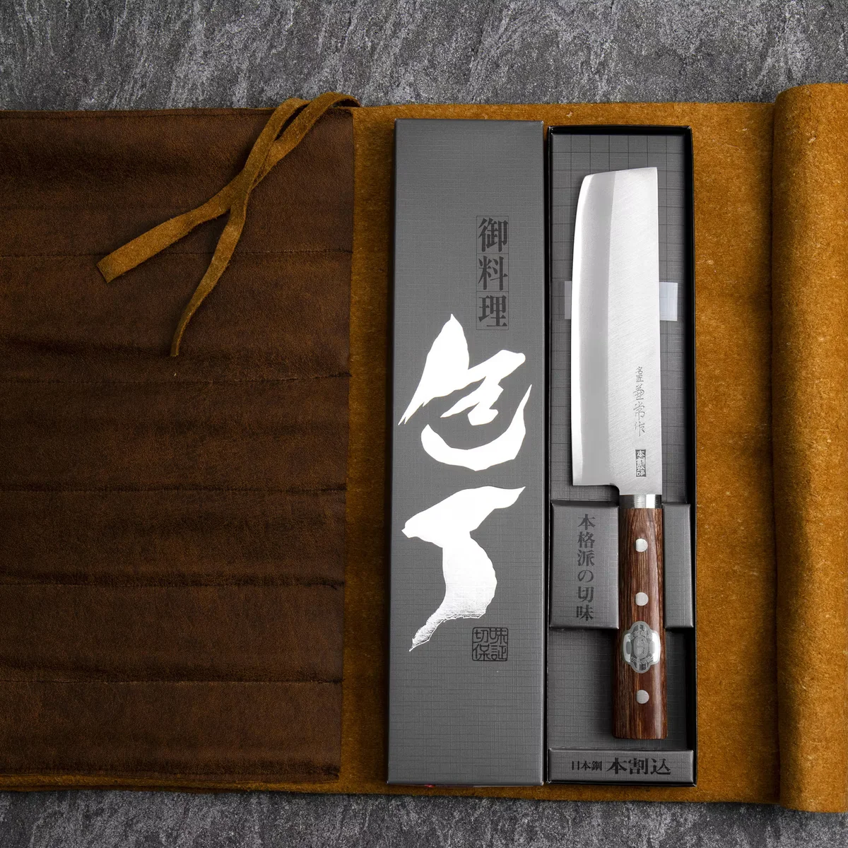 Kanetsune 2000 Shiro-2/SS Nóż Nakiri 16,5 cm — zdjęcie 2