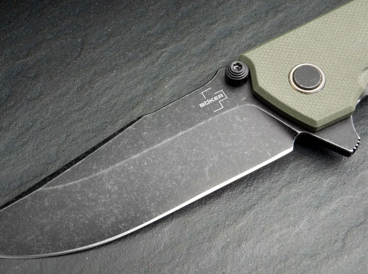 Nóż Böker Plus Kihon Assisted OD Green — zdjęcie 3