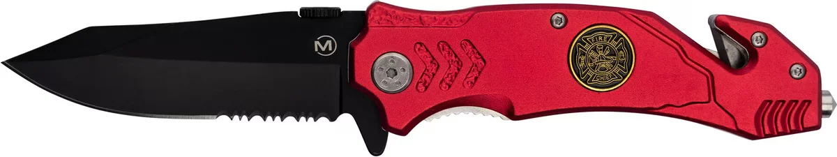 Nóż ratowniczy Boker Magnum Fire Fighter z klipsem i przecinakiem do pasów — zdjęcie 8