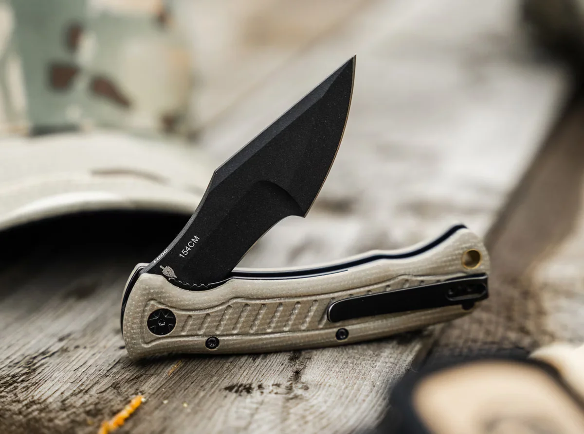 Nóż Składany Böker Plus Micro Tracker Folder 154CM — zdjęcie 4