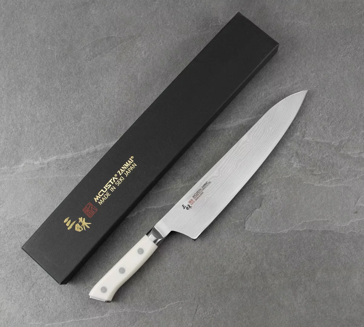 Mcusta Zanmai Classic Damascus VG-10 Corian Nóż Szefa Kuchni 24 cm — zdjęcie 3