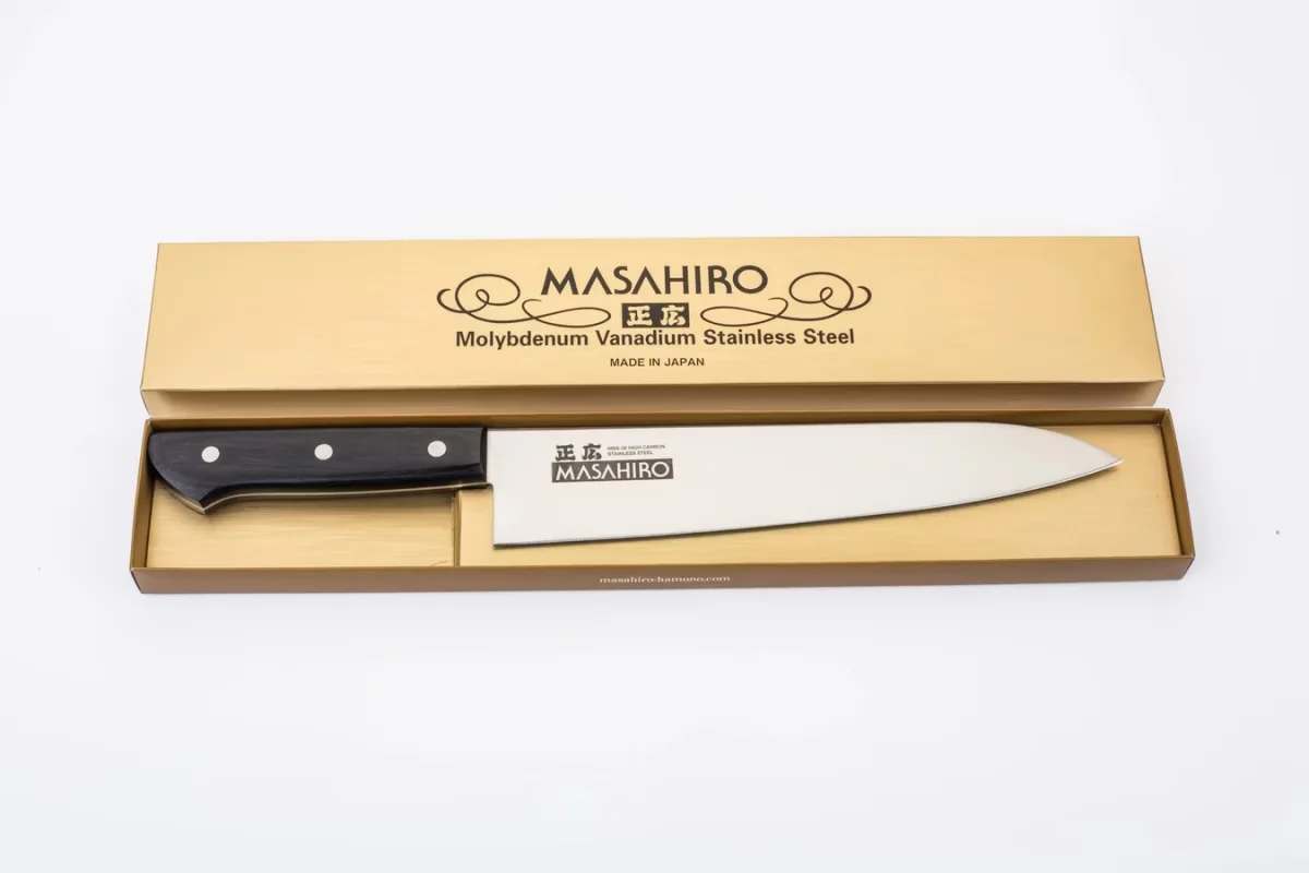 Masahiro MV-L Nóż Szefa Kuchni 24 cm — zdjęcie 4