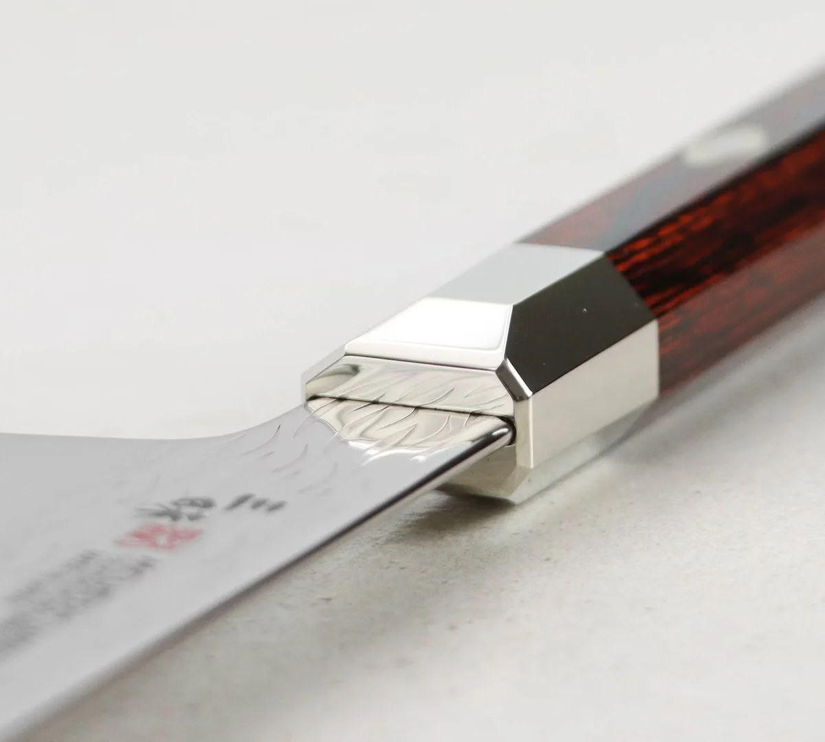 Mcusta Zanmai VG-10 Supreme Ripple Nóż Santoku 18 cm — zdjęcie 9