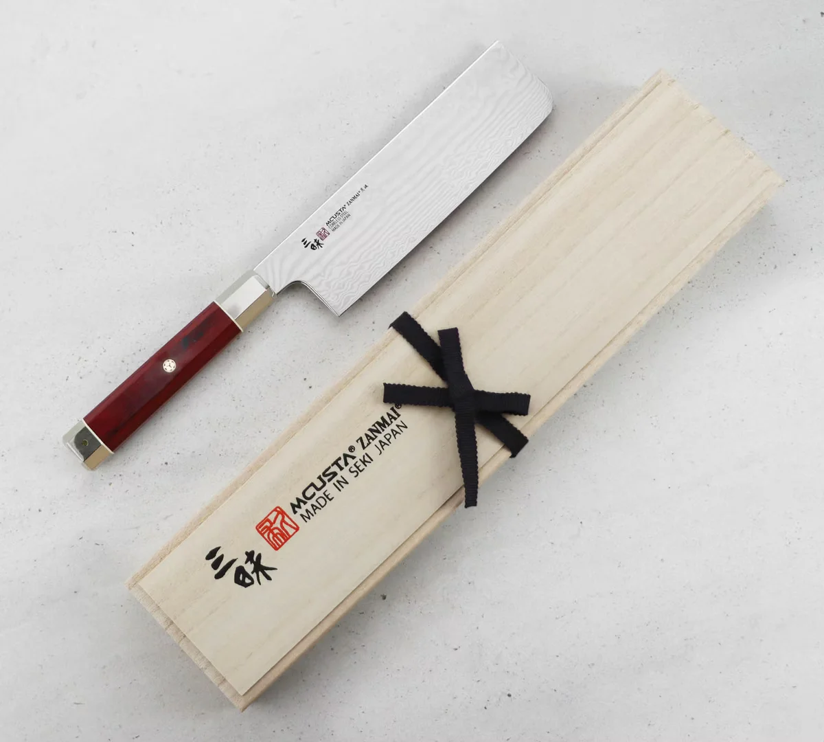 Mcusta Zanmai VG-10 Ultimate Aranami Nóż Nakiri 16,5 cm — zdjęcie 2