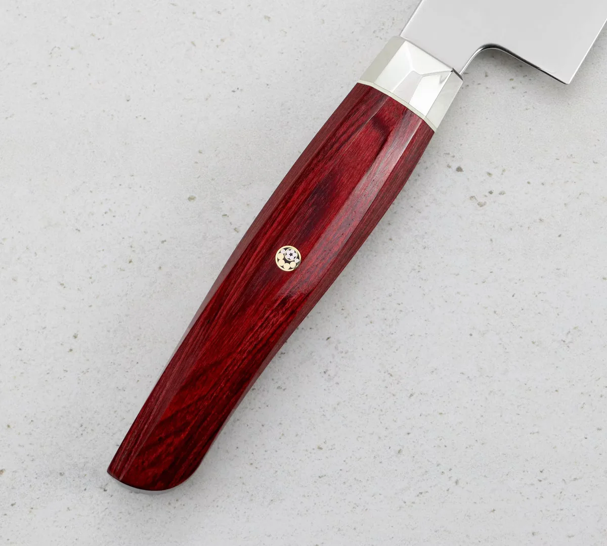 Mcusta Zanmai Red Revolution SPG2 Nóż Ko-Santoku 15 cm — zdjęcie 4