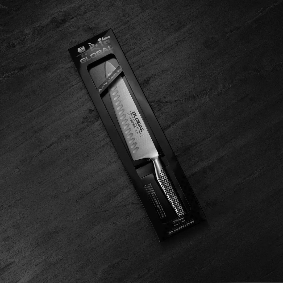 Global GF-99 Europejski Nóż Szefa Kuchni Żłobiony 20,5 cm — zdjęcie 2