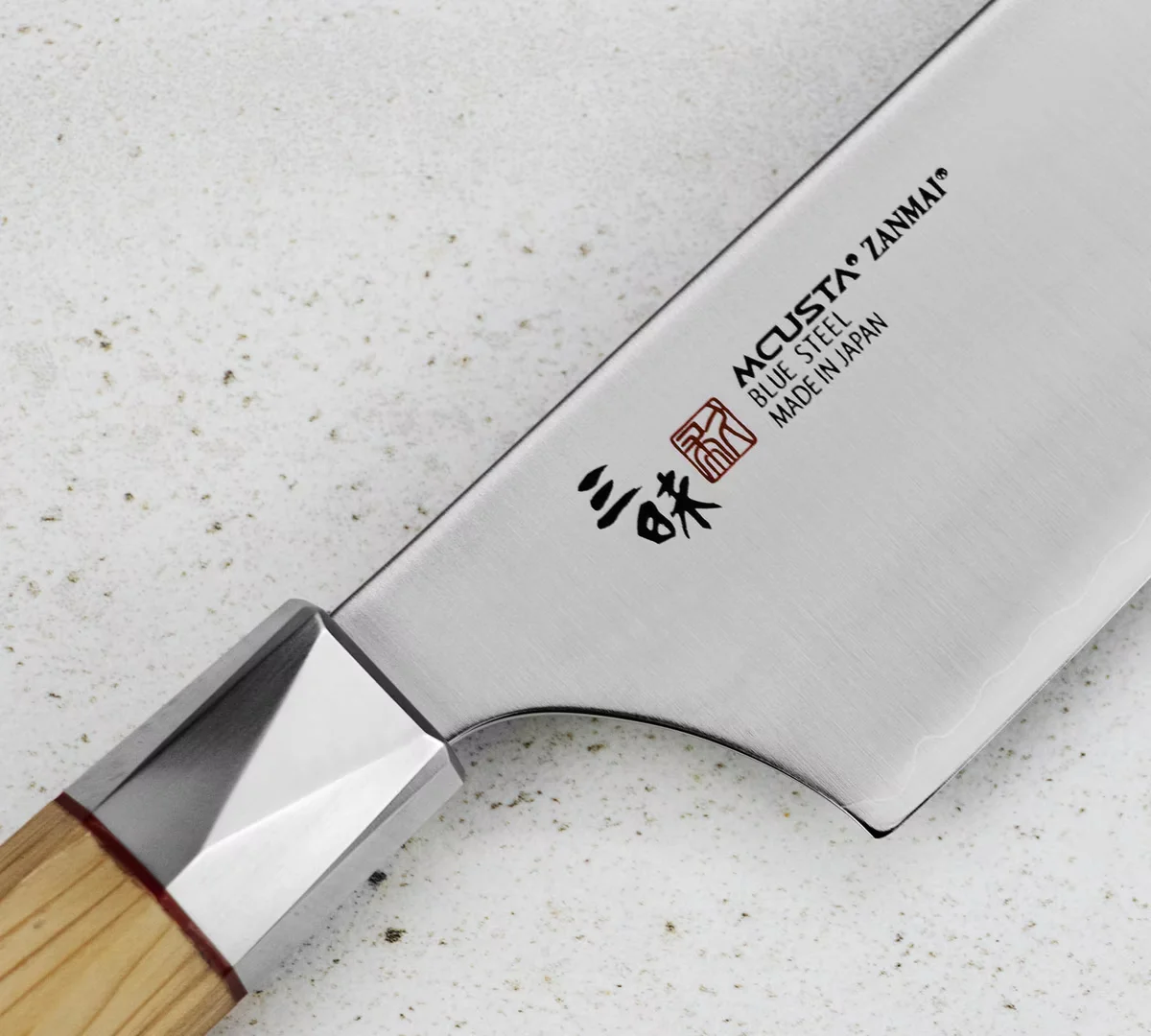 Mcusta Zanmai Beyond Aogami Super Nóż Santoku 18 cm — zdjęcie 2