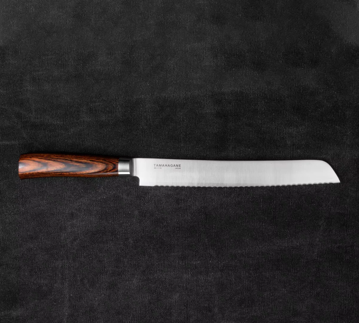 Tamahagane SAN Brown VG-5 Nóż do chleba 23 cm — zdjęcie 2