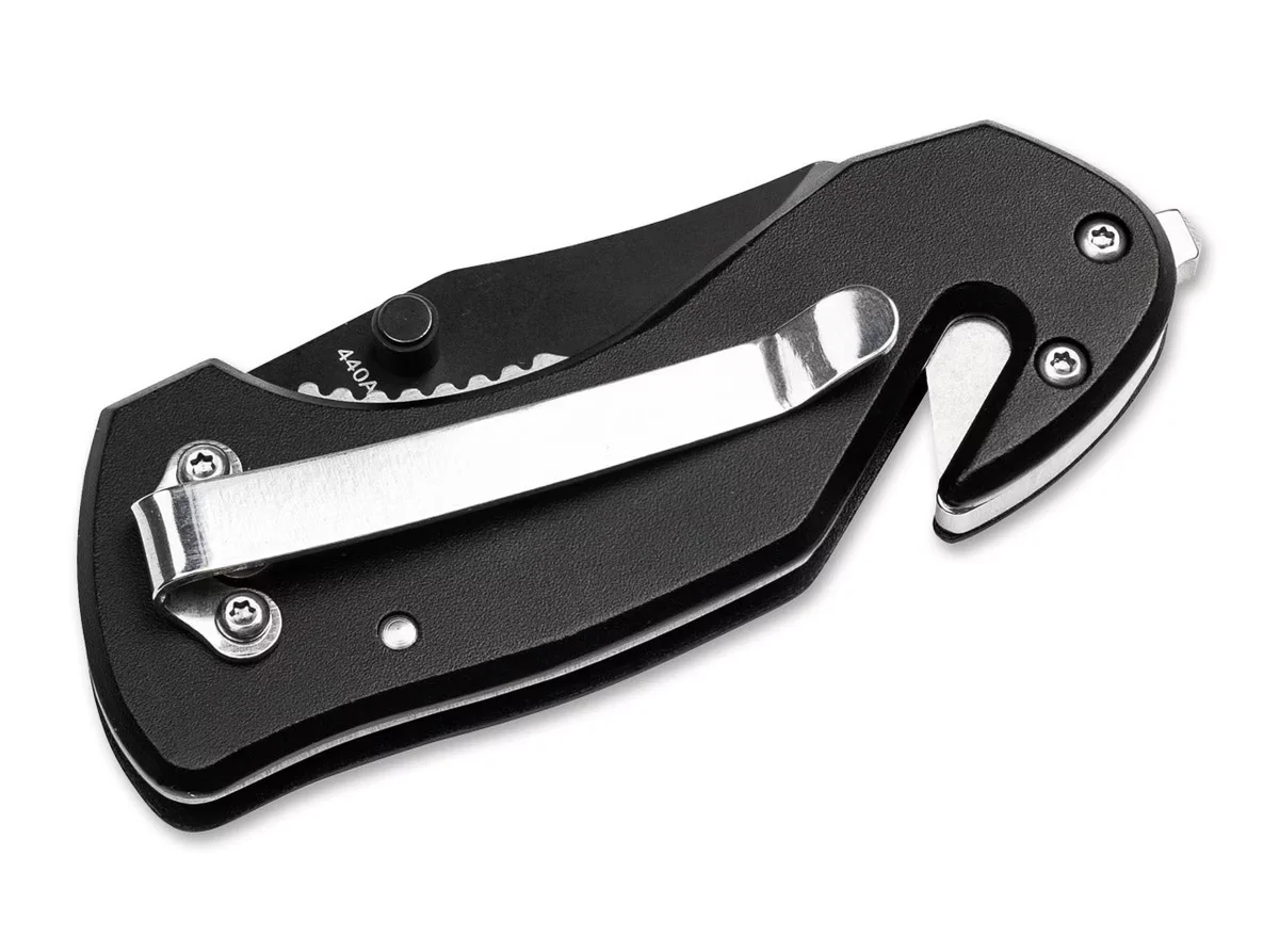Nóż składany ratunkowy Boker Magnum Black Rescue — zdjęcie 2