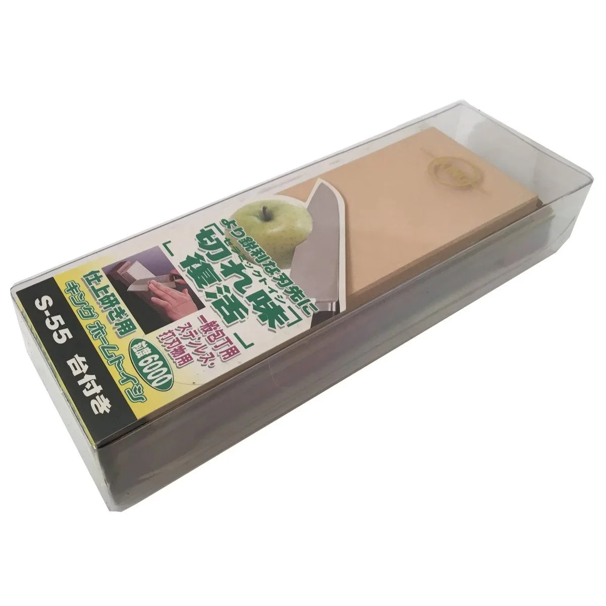 Kamień wodny KING Deluxe S-55 (HT-53) Gradacja 6000 z podstawą 18.5x6.2x1.5 cm — zdjęcie 3