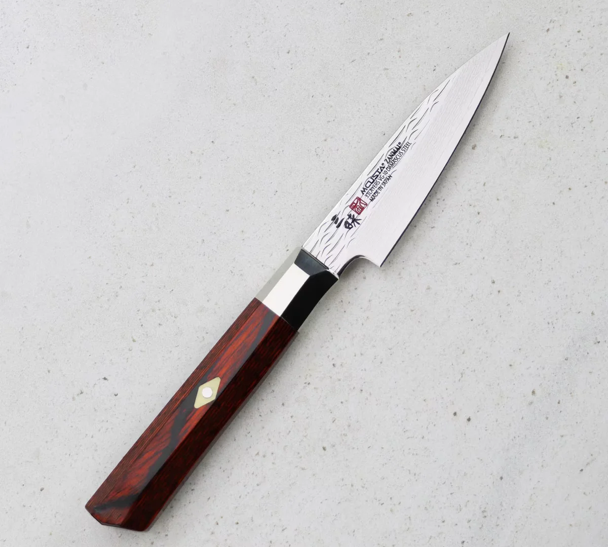 Mcusta Zanmai VG-10 Supreme Ripple Nóż Kuchenny do Obierania 9 cm — zdjęcie 5