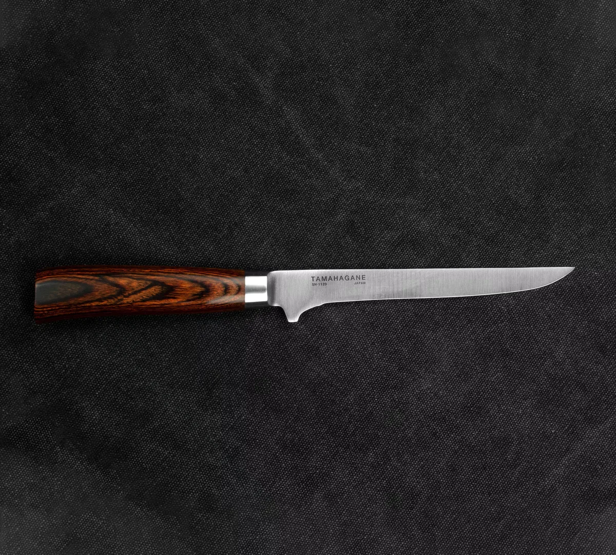 Tamahagane SAN Brown VG-5 Nóż do wykrawania elastyczny 16 cm — zdjęcie 2