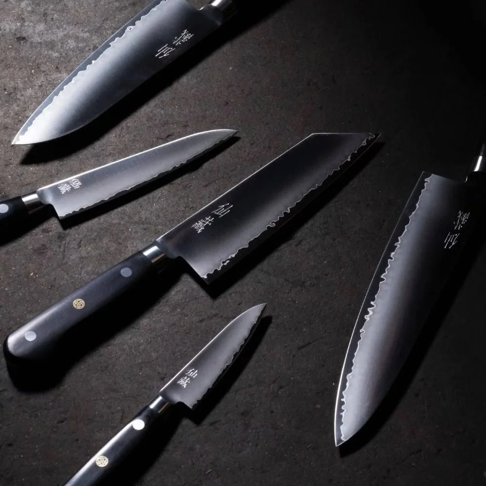 Suncraft Senzo Professional Bunka 16,5 cm - Nóż kuchenny z stali SG2 San — zdjęcie 2