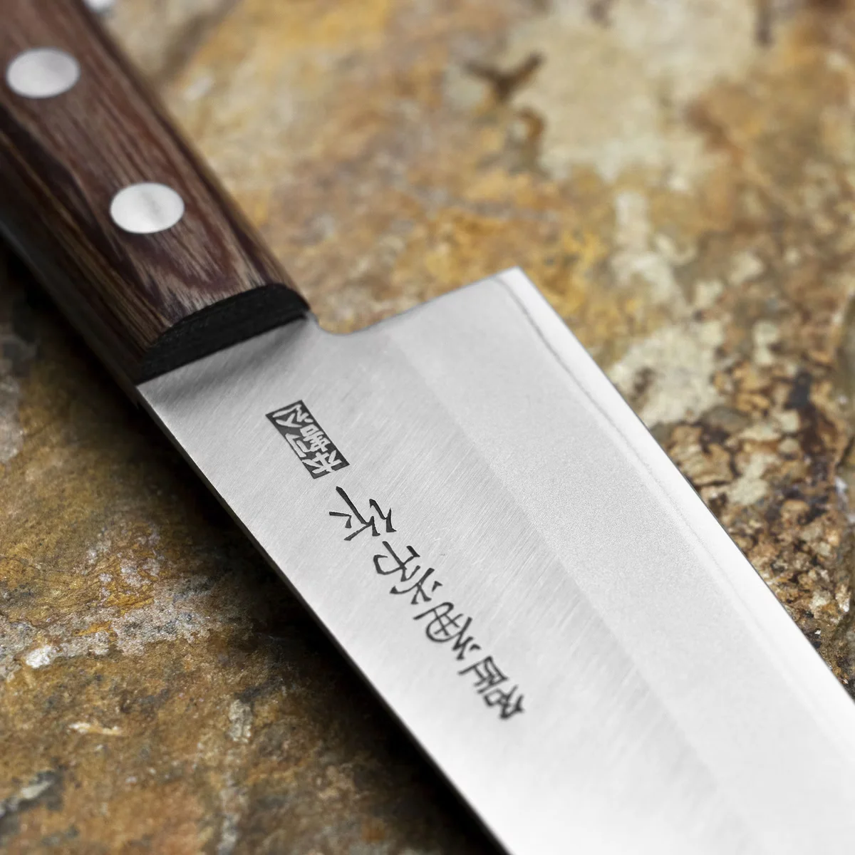 Kanetsune 1000 Shiro-2/SS Nóż Mini Santoku 14 cm — zdjęcie 6