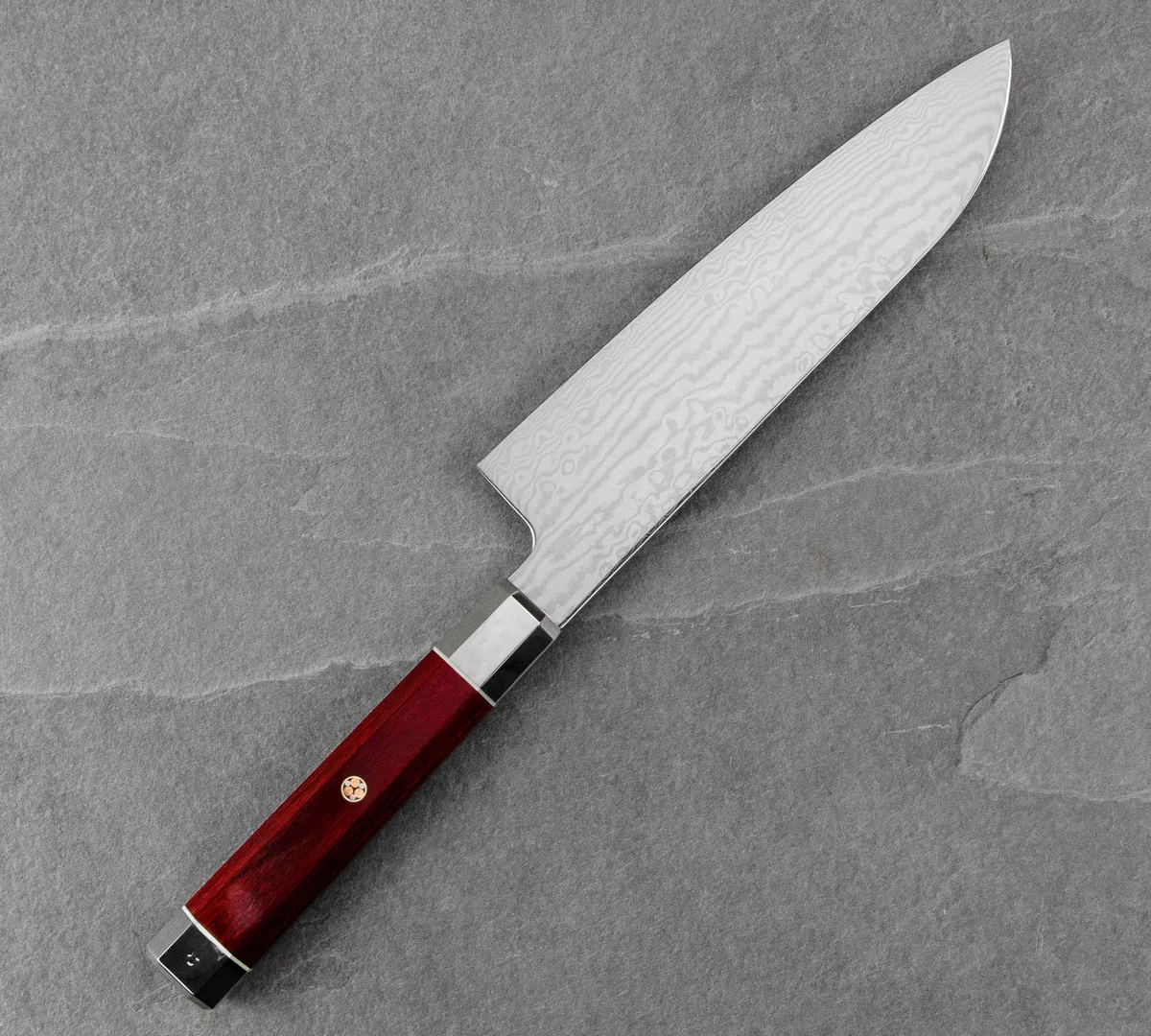 Mcusta Zanmai VG-10 Ultimate Aranami Nóż Santoku 18 cm — zdjęcie 7
