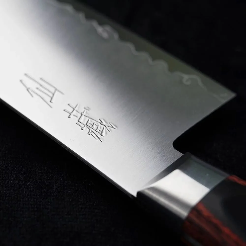 Suncraft SENZO CLAD Nóż Kuchenny Nakiri AUS-10 18 cm — zdjęcie 4
