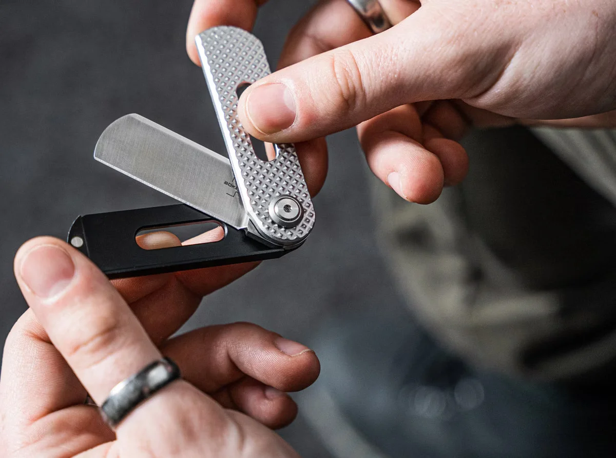 Nóż składany Boker Plus Ovalmoon Swivel z innowacyjnym mechanizmem obrotowym — zdjęcie 4