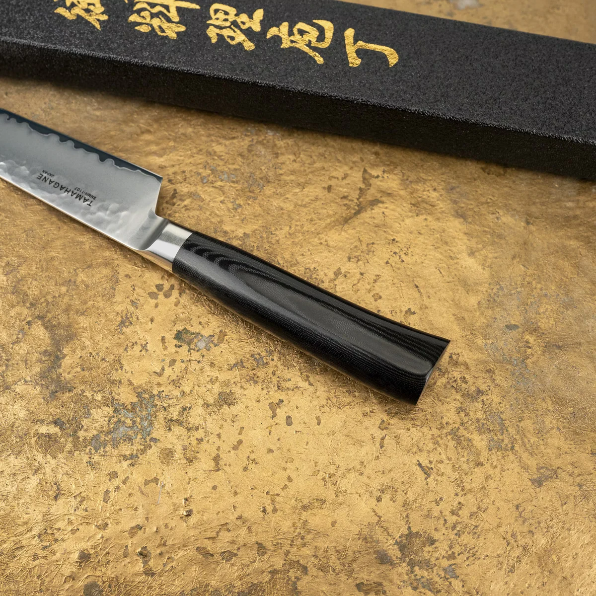 Tamahagane Tsubame Black VG-5 Nóż uniwersalny 15 cm — zdjęcie 5
