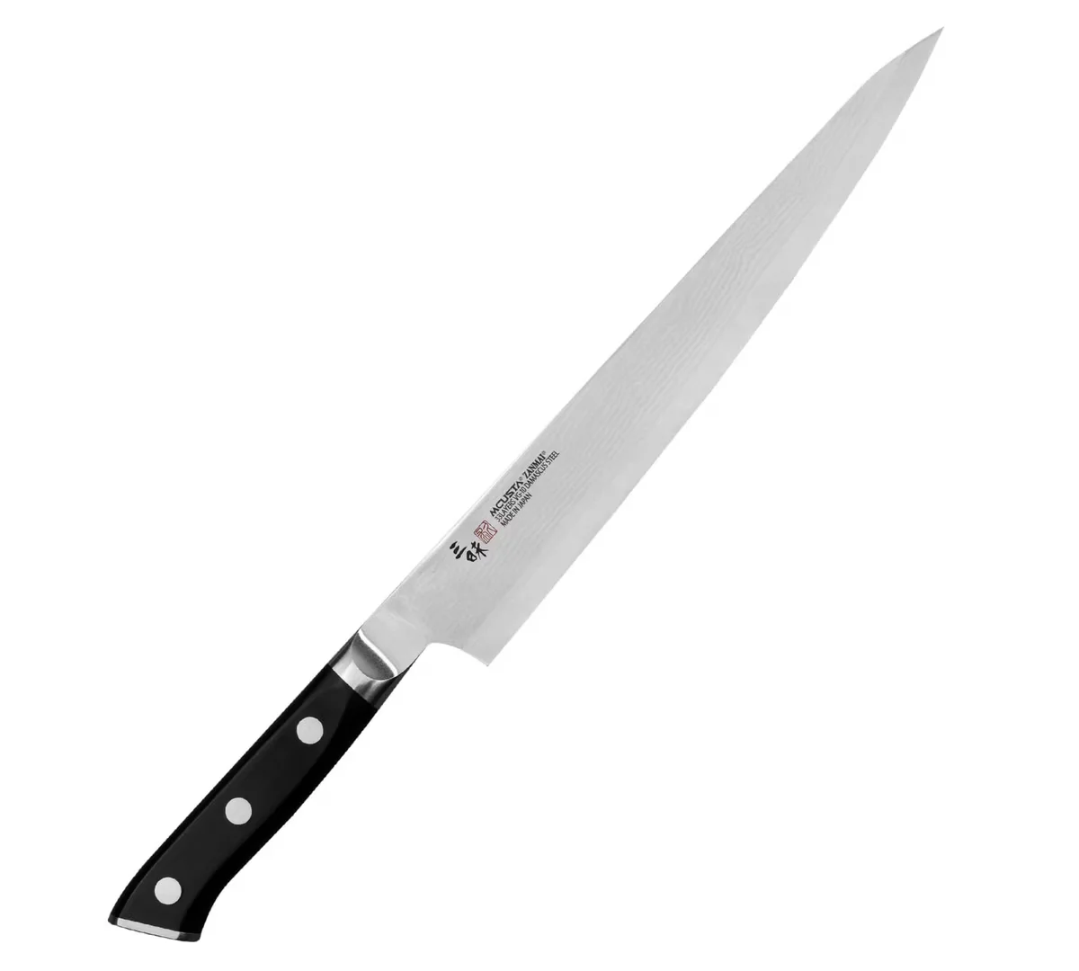 Mcusta Zanmai Classic Damascus VG-10 Pakka Nóż Sujihiki 24 cm