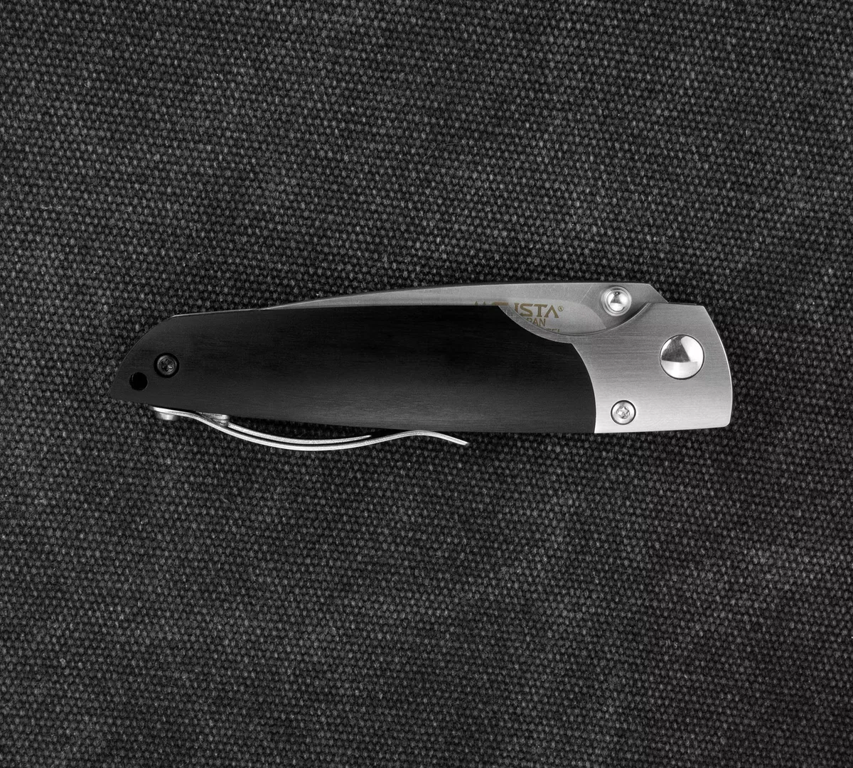 Mcusta Shinra Mixture Black Pakka SPG2 Nóż Składany 6,5 cm — zdjęcie 3
