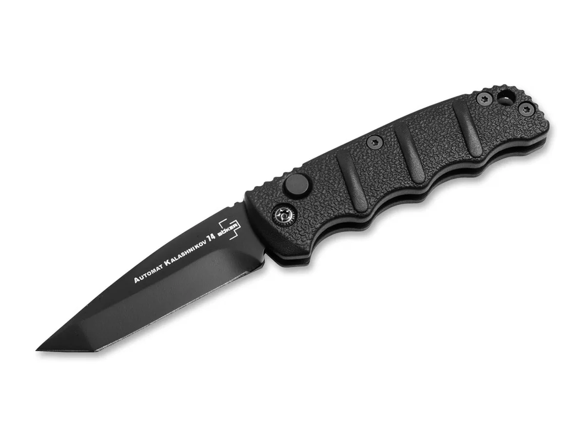 Nóż automatyczny Böker Plus Kalashnikov AKS-74 Mini Tanto Black
