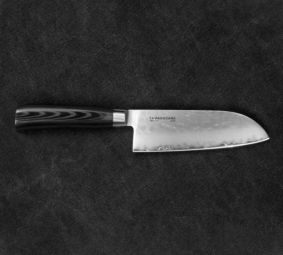 Tamahagane Tsubame Black VG-5 Nóż Santoku 12 cm — zdjęcie 2