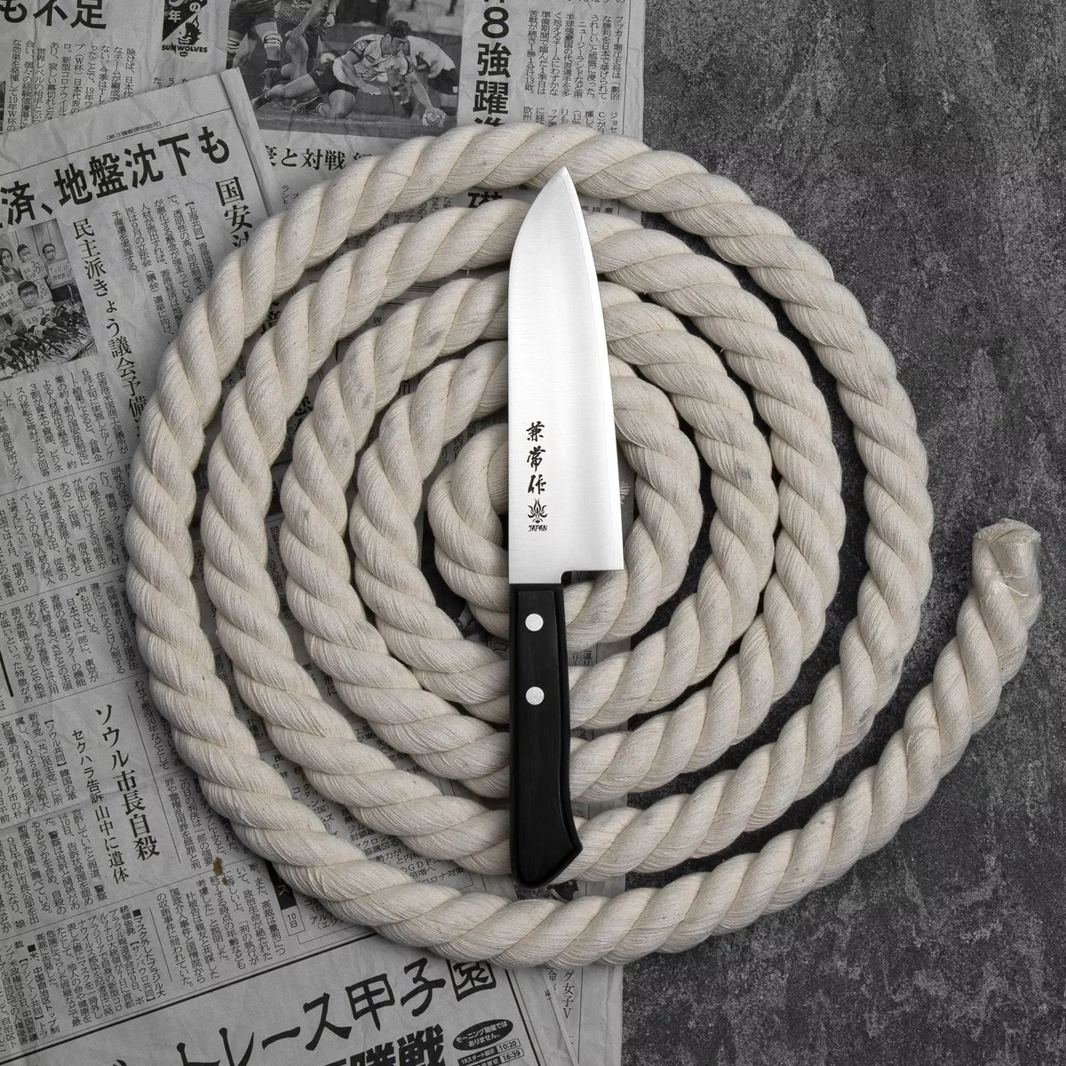 Kanetsune 5500 VG-2 Nóż Santoku 16,5 cm — zdjęcie 5
