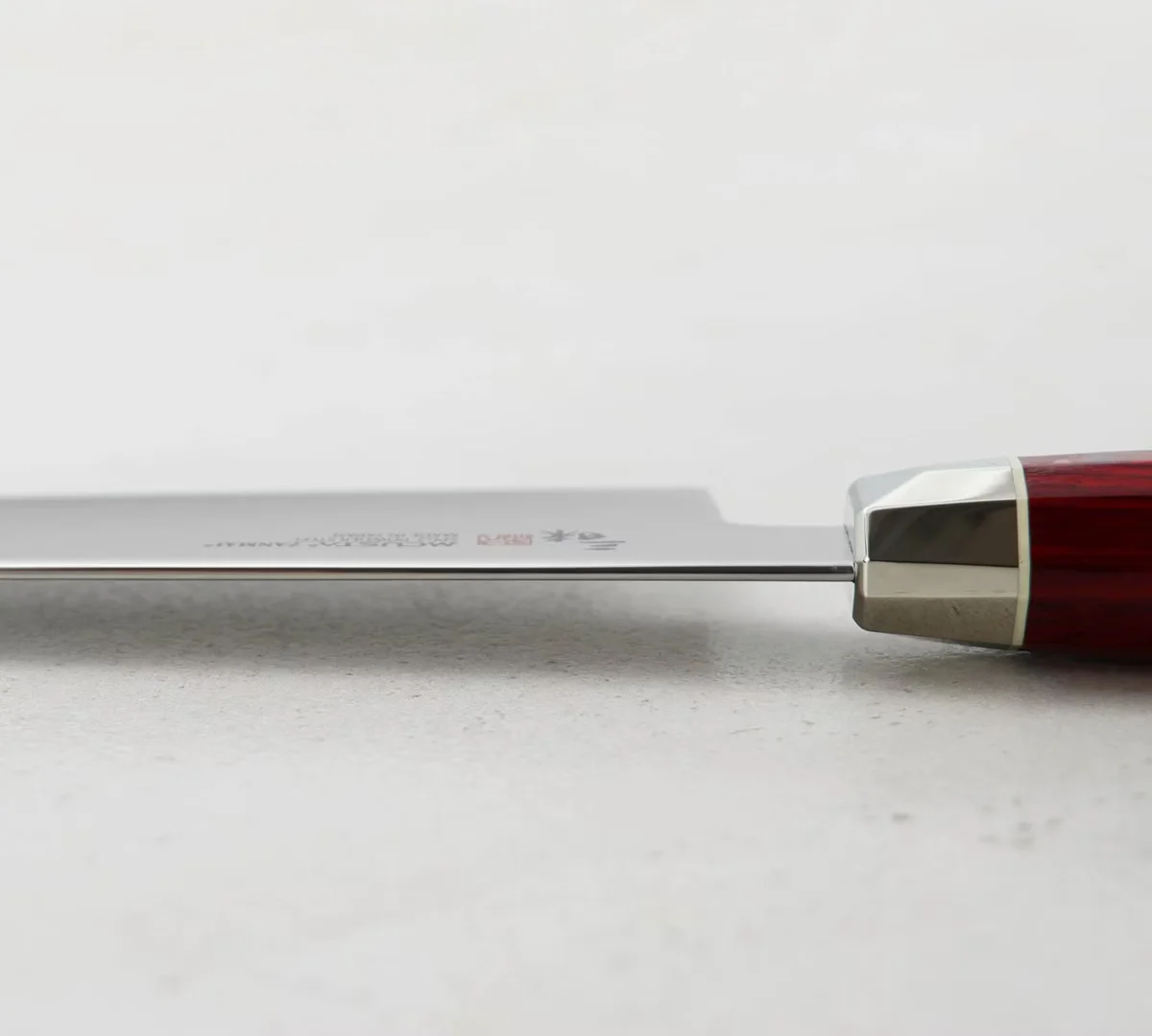 Mcusta Zanmai Red Revolution SPG2 Nóż Ko-Santoku 15 cm — zdjęcie 10
