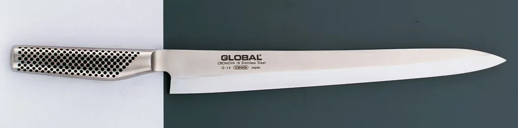 Nóż Yanagi Sashimi 30 cm (praworęczny) Global G-14R — zdjęcie 4