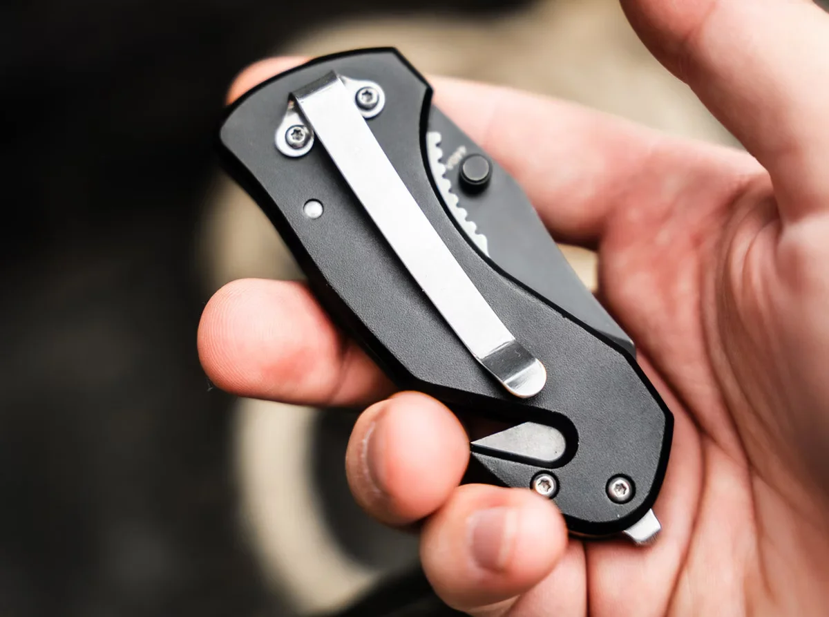 Nóż składany ratunkowy Boker Magnum Black Rescue — zdjęcie 3