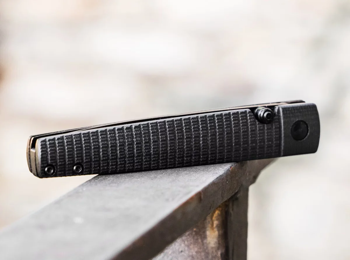 Nóż Boker Magnum Stereo składany, stal 440A, rękojeść G10, czarny — zdjęcie 5