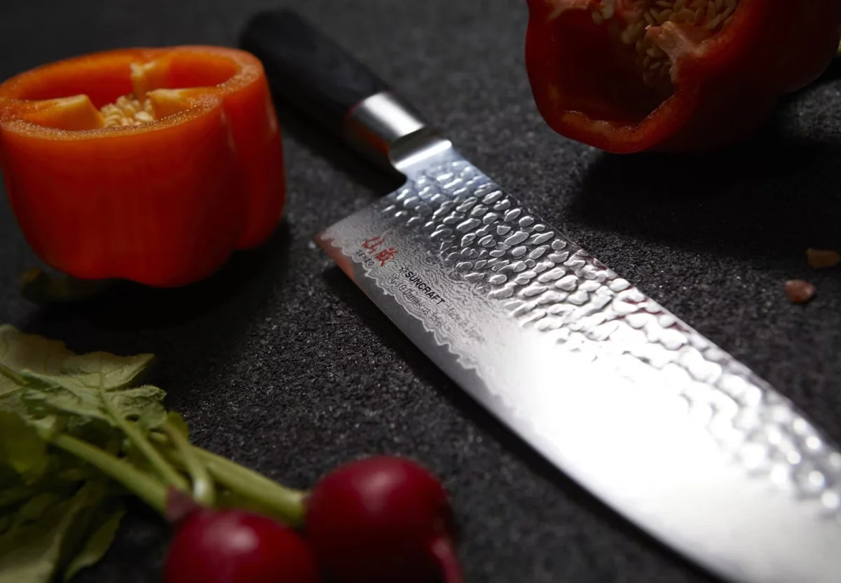 Suncraft SENZO CLASSIC Santoku Mały - Ostrze 14.3 cm — zdjęcie 3