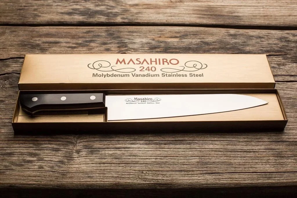 Masahiro BWH Nóż Szefa Kuchni 24 cm — zdjęcie 6