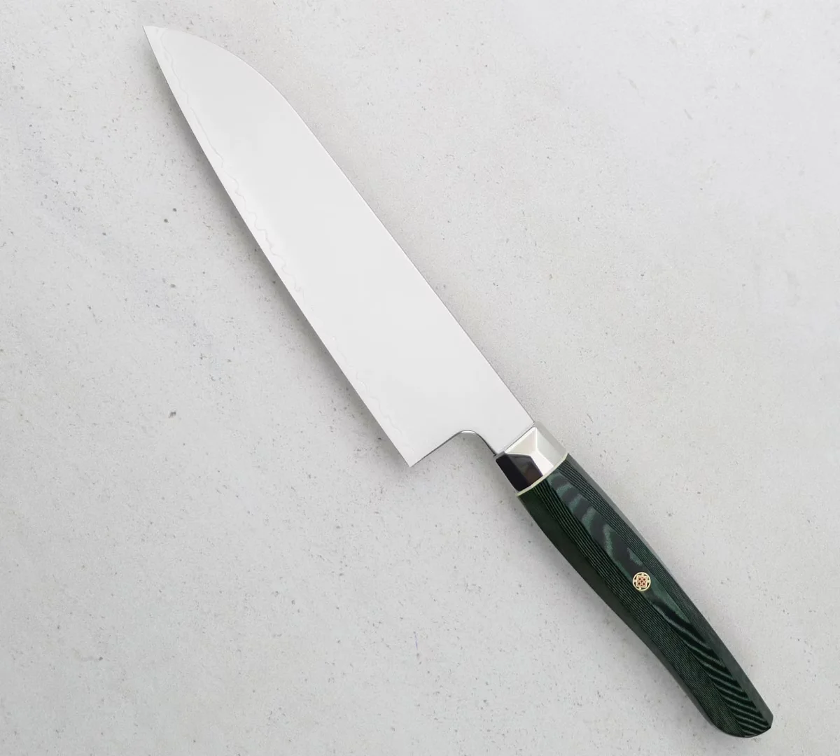 Mcusta Zanmai Green Revolution SPG2 Nóż Santoku 18 cm — zdjęcie 6