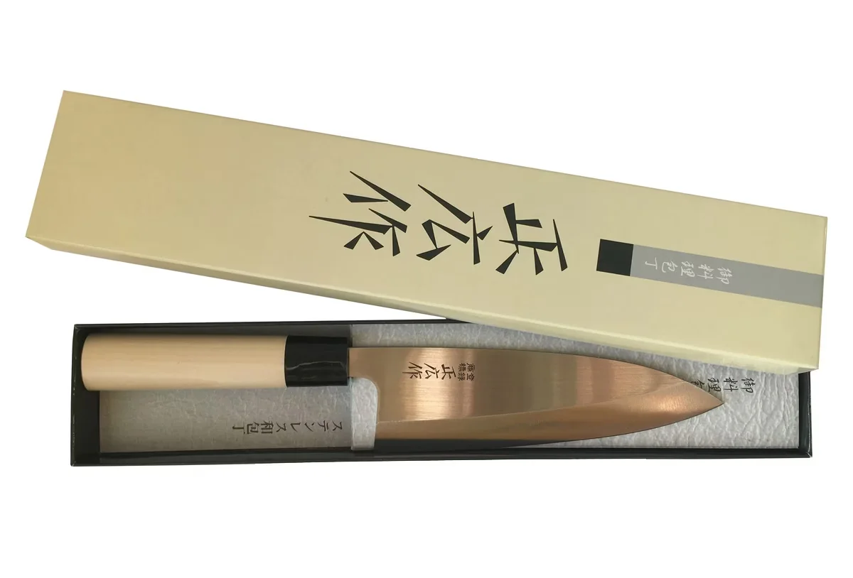 Masahiro MS-8 Deba - Japoński Nóż do Ryb i Mięsa, Ostrze 16.5 cm — zdjęcie 4