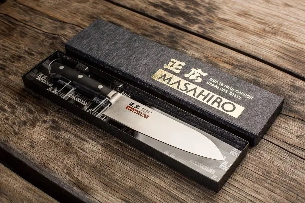 Masahiro MV-H Santoku 17.5 cm — zdjęcie 6