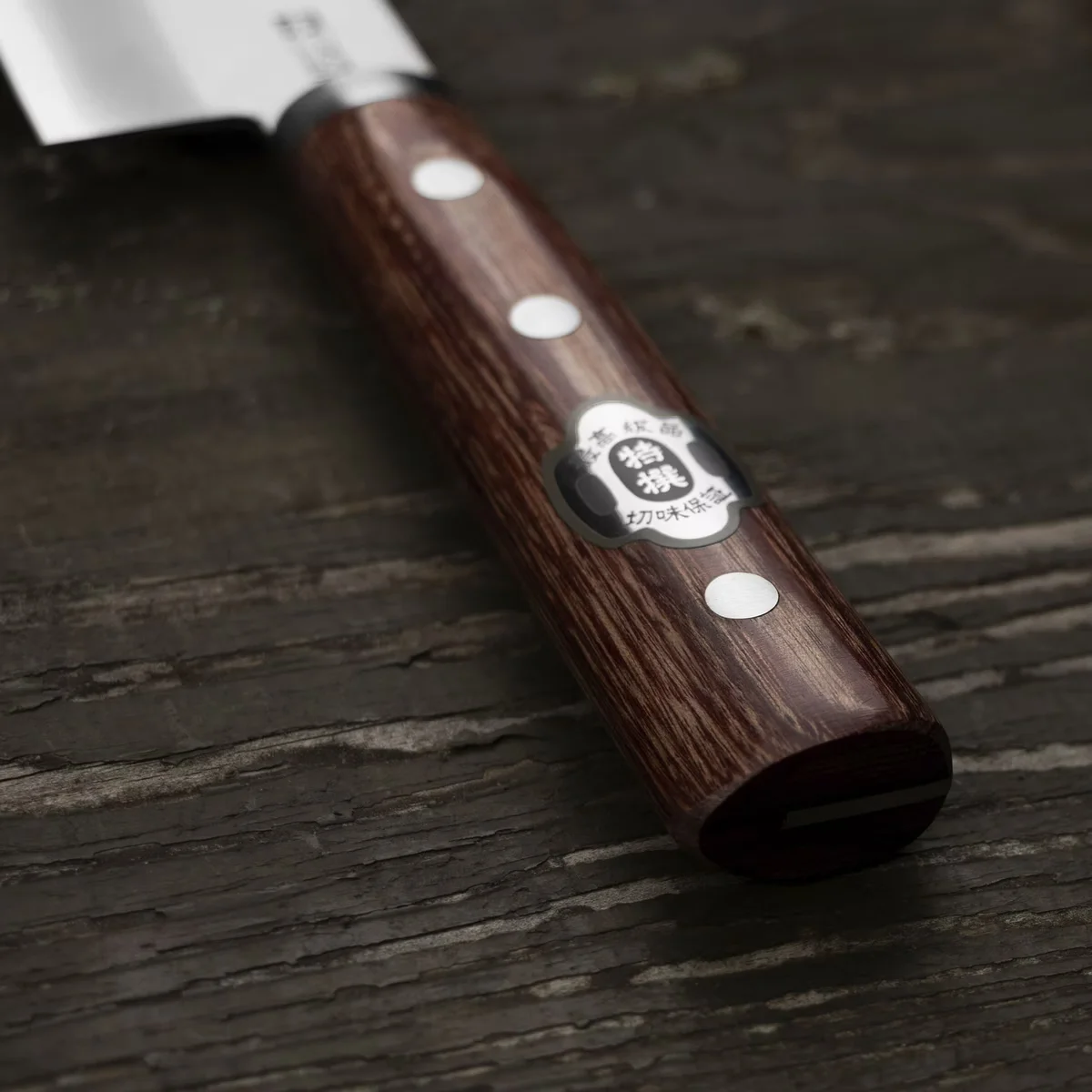 Kanetsune Seki 2000 Shiro-2/SS Nóż Santoku 16,5 cm — zdjęcie 7