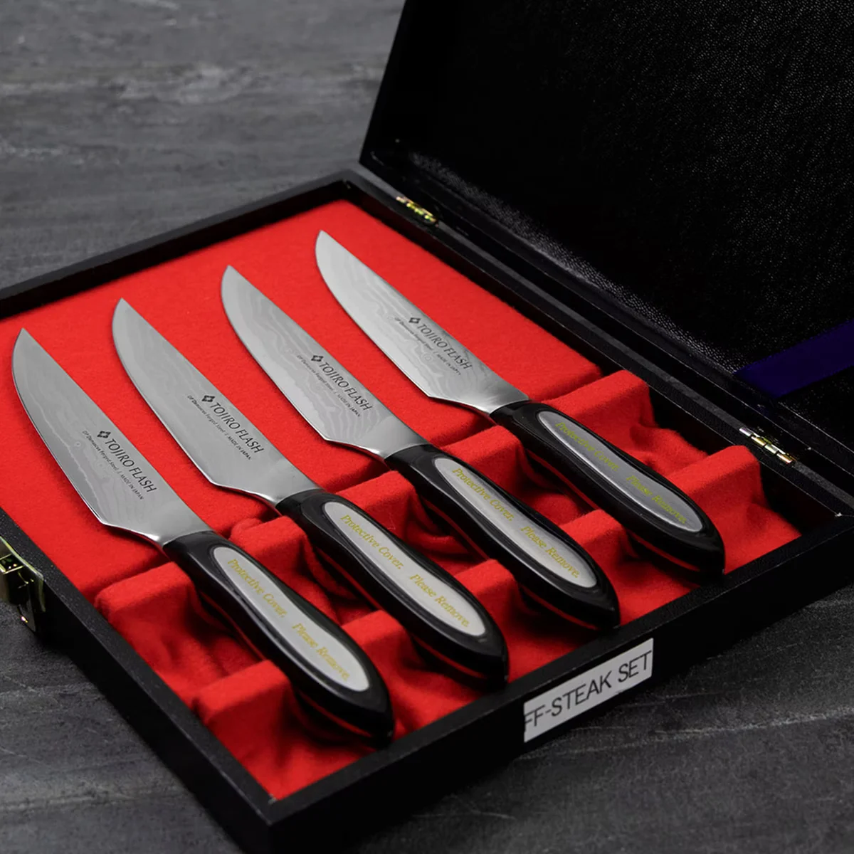 Tojiro Flash Zestaw 4 noży do steków 11cm — zdjęcie 9