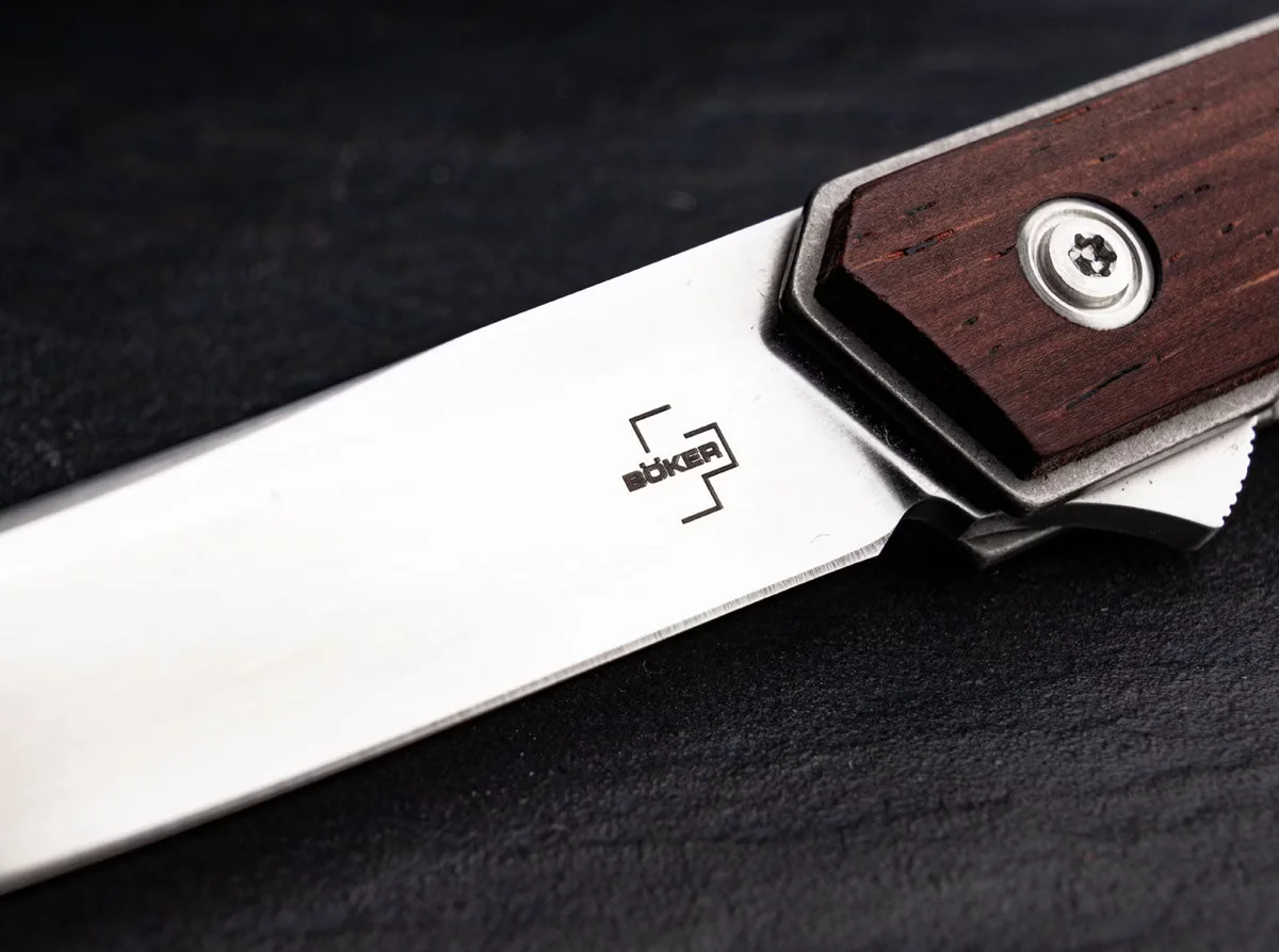 Nóż składany Böker Plus Kwaiken Air Cocobolo Brown — zdjęcie 4